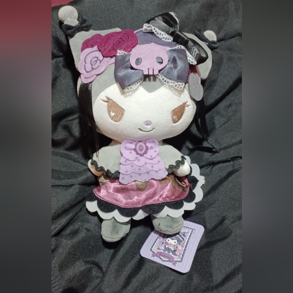 Kuromi Lolita Mascot Maid Costume  5.5" Plush Sanrio & Dollymix